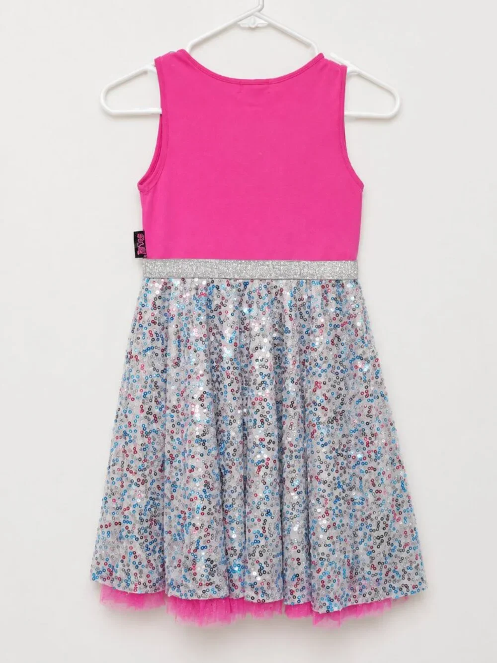 Nickelodeon JoJo’s Closet Pink Glitter Sequin Dress Girls Size 7/8